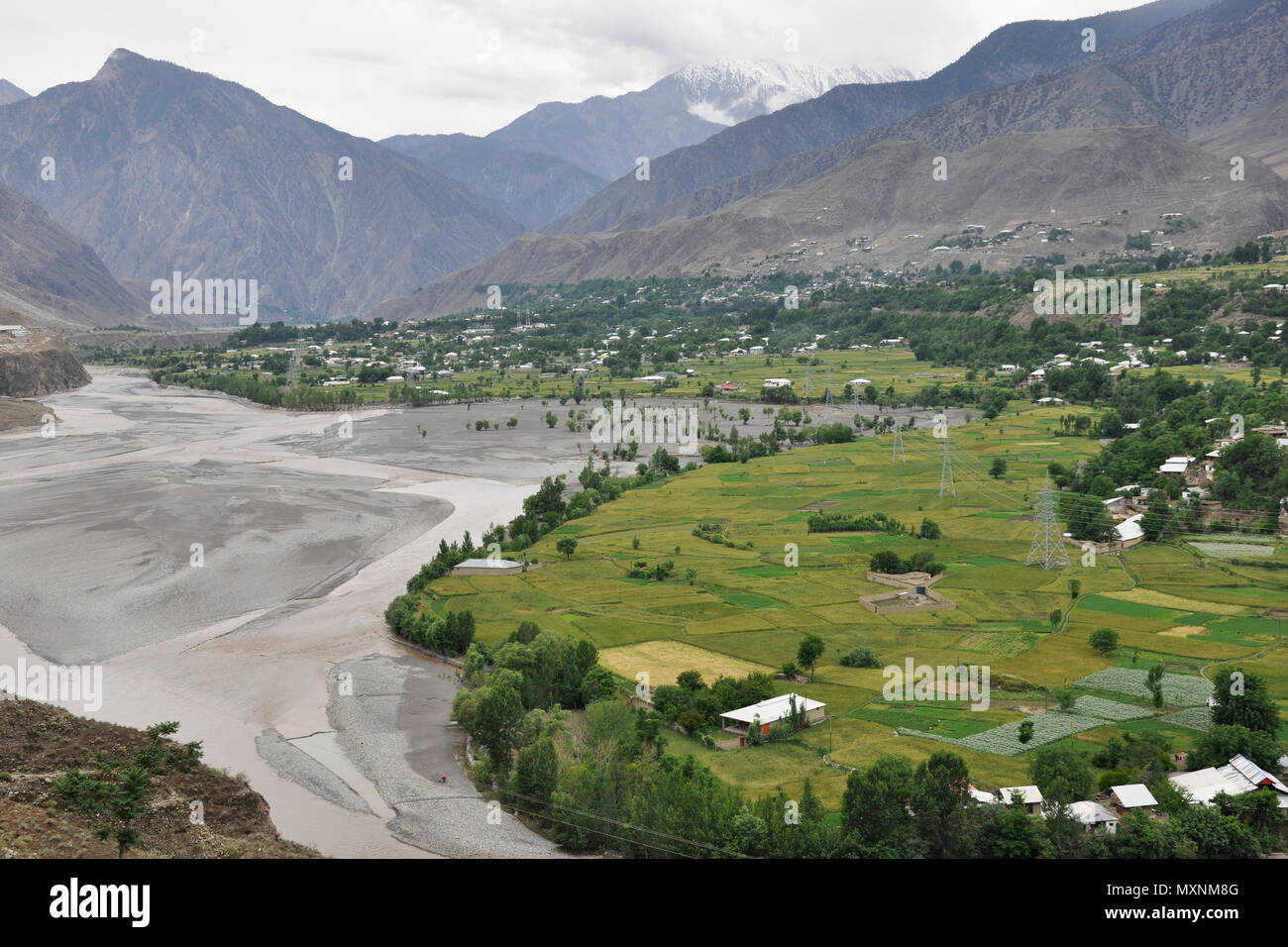 Pakistan, Tal von Swat, Landschaft Stockfoto