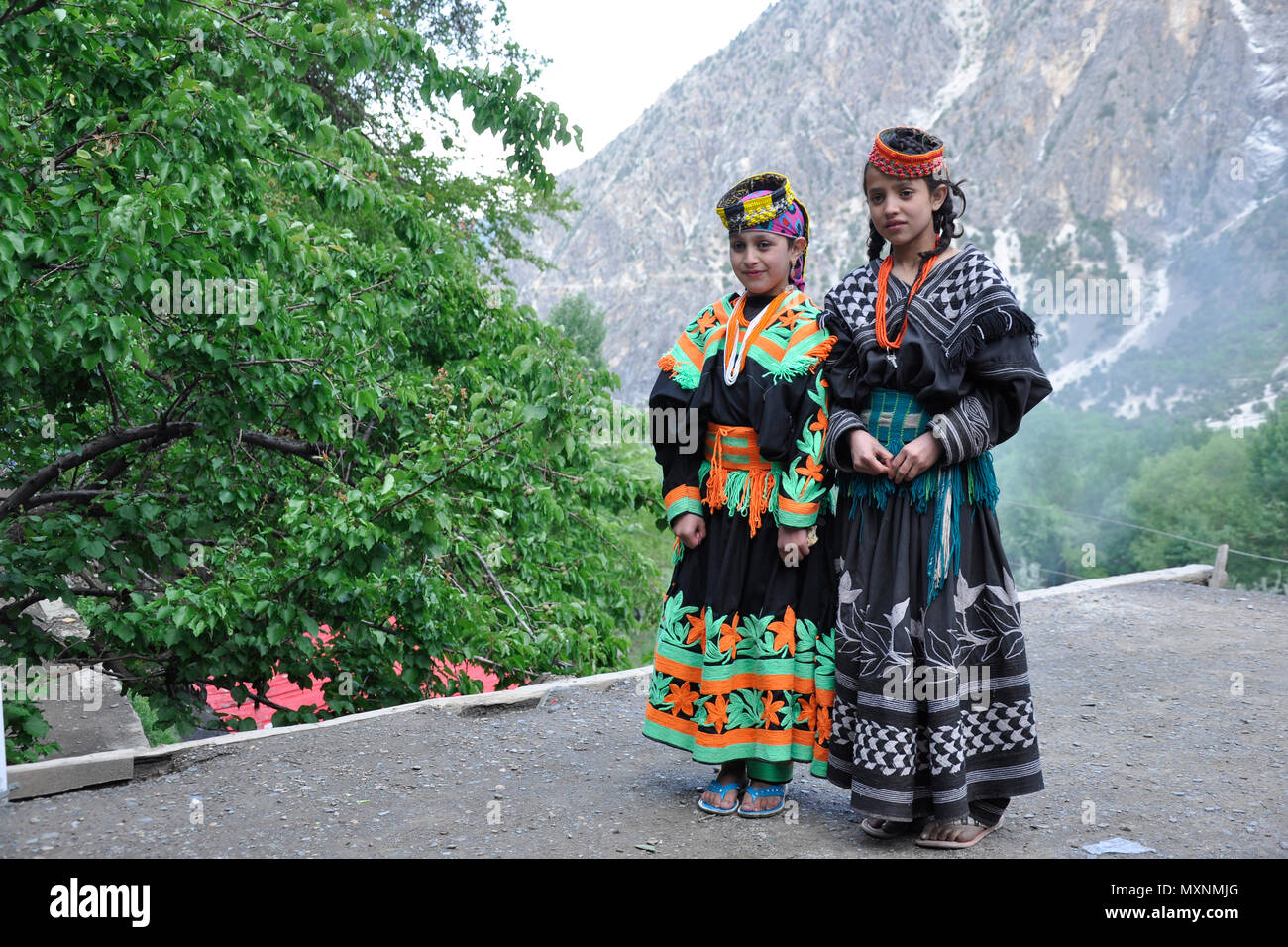 Pakistan, Bumburet Tal, Chilan Loshi festivn Stockfoto