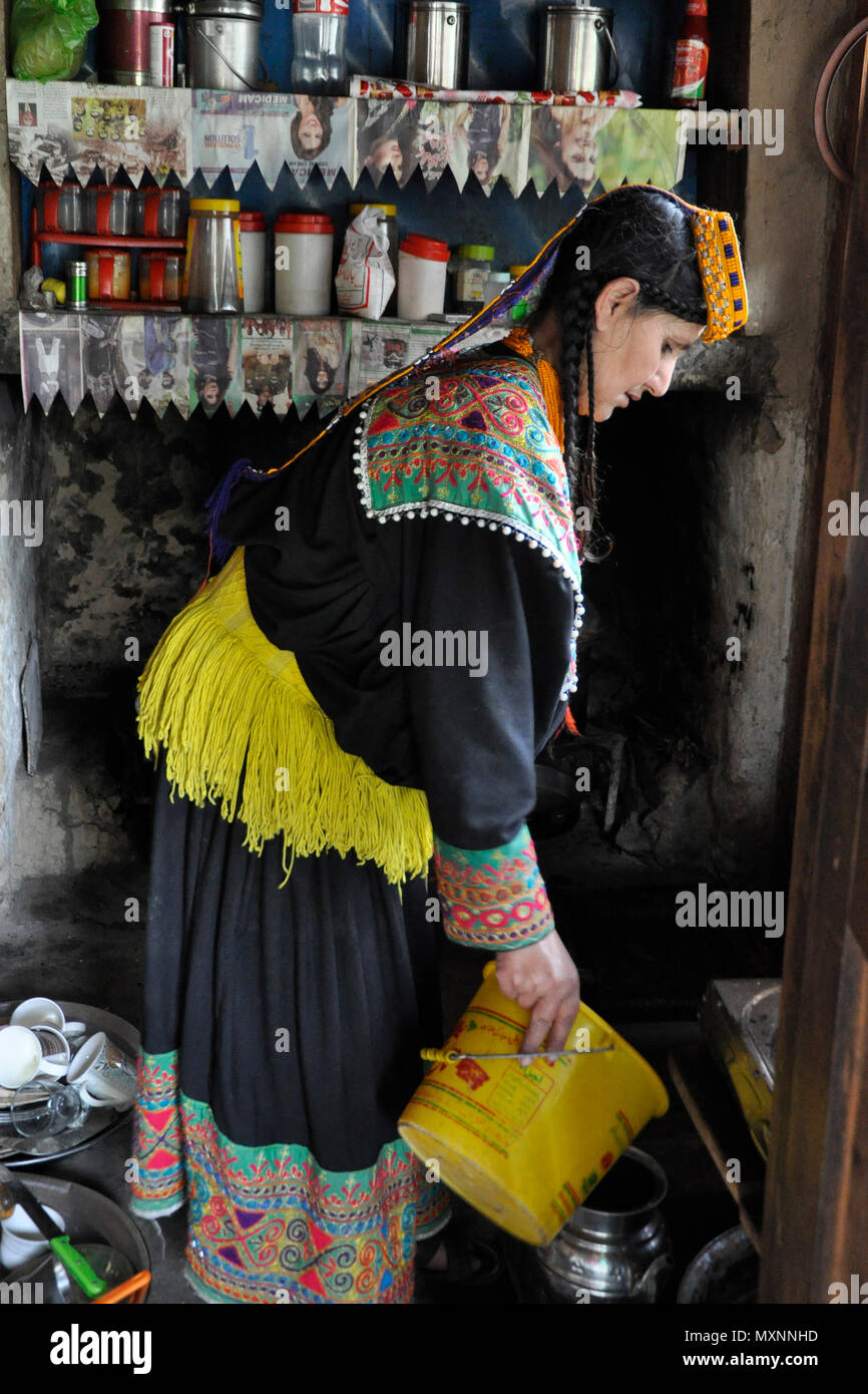 Pakistan, Bumburet Tal Stockfoto