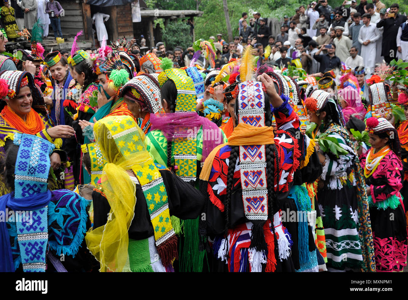 Pakistan, Brum, Kalash Festival Stockfoto