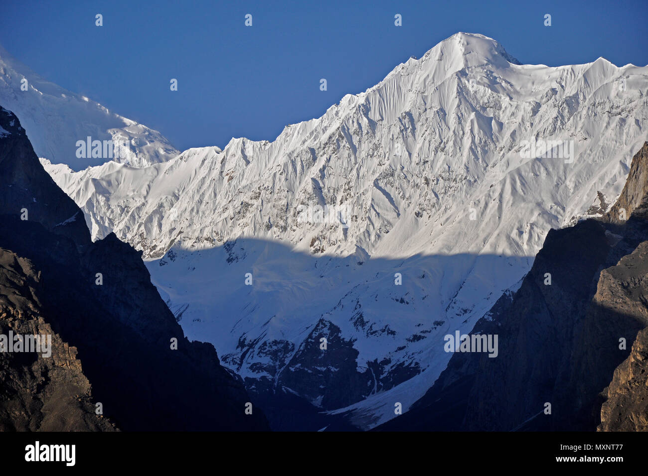 Pakistan, Rakaposhi montieren Stockfoto