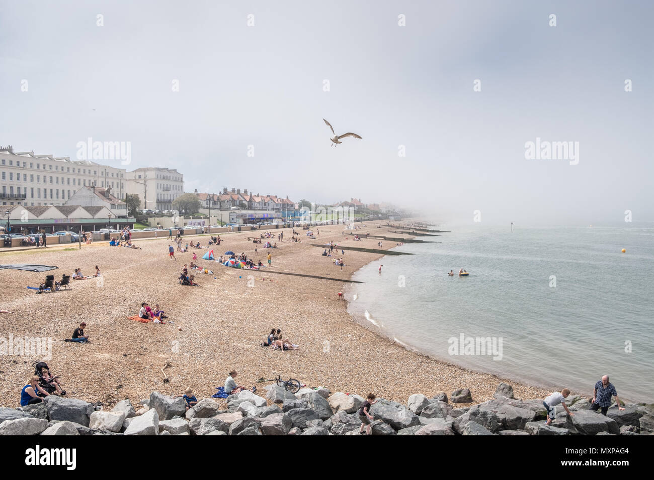 Der Strand, Herne Bay Kent UK Stockfoto