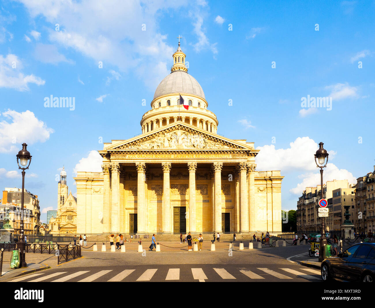 Das Panthéon im Quartier Latin - Paris, Frankreich Stockfoto