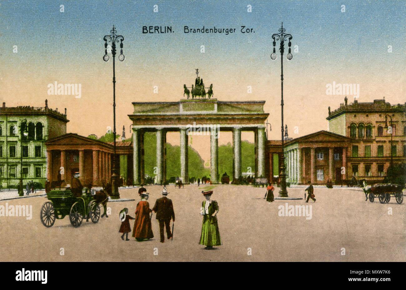 Berlin: Brandenburger Tor, Stockfoto