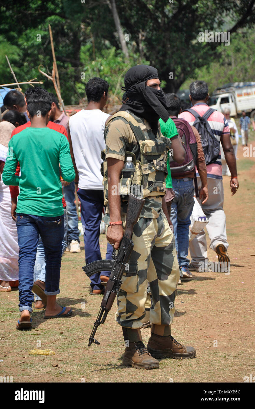 Indien, Orissa, Puri, Onkadelli Dorf, das tägliche Leben Stockfoto