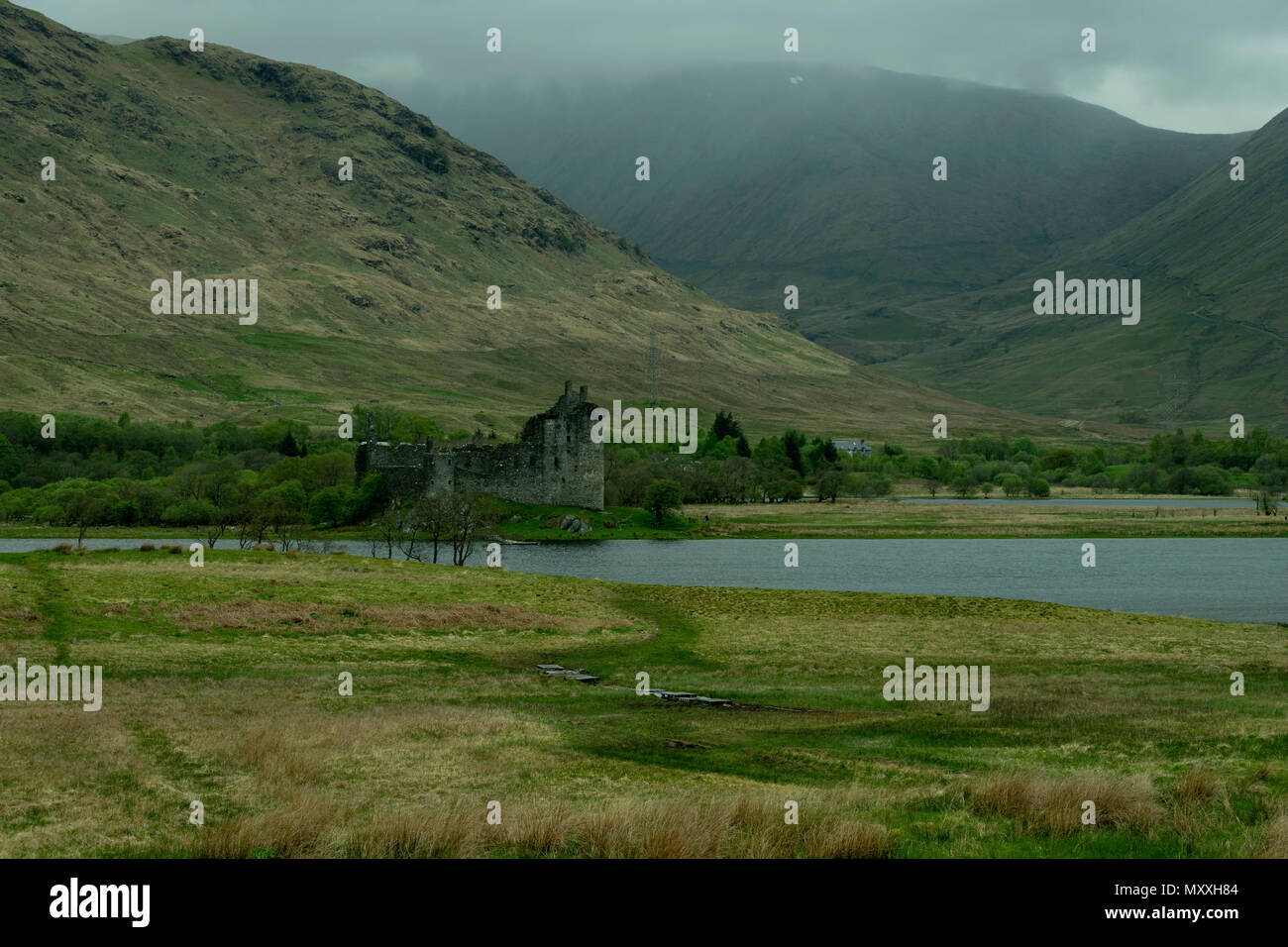 Verlassene Burg, Schottland Stockfoto