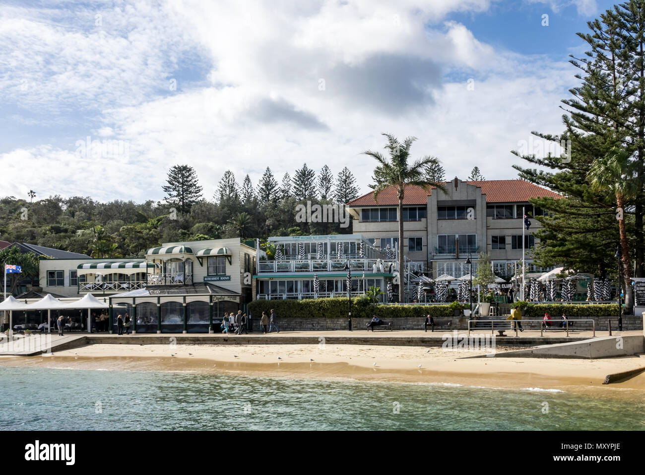 Die berühmten doyles Sea Food Restaurant mit Watson's Bay, Sydney Stockfoto