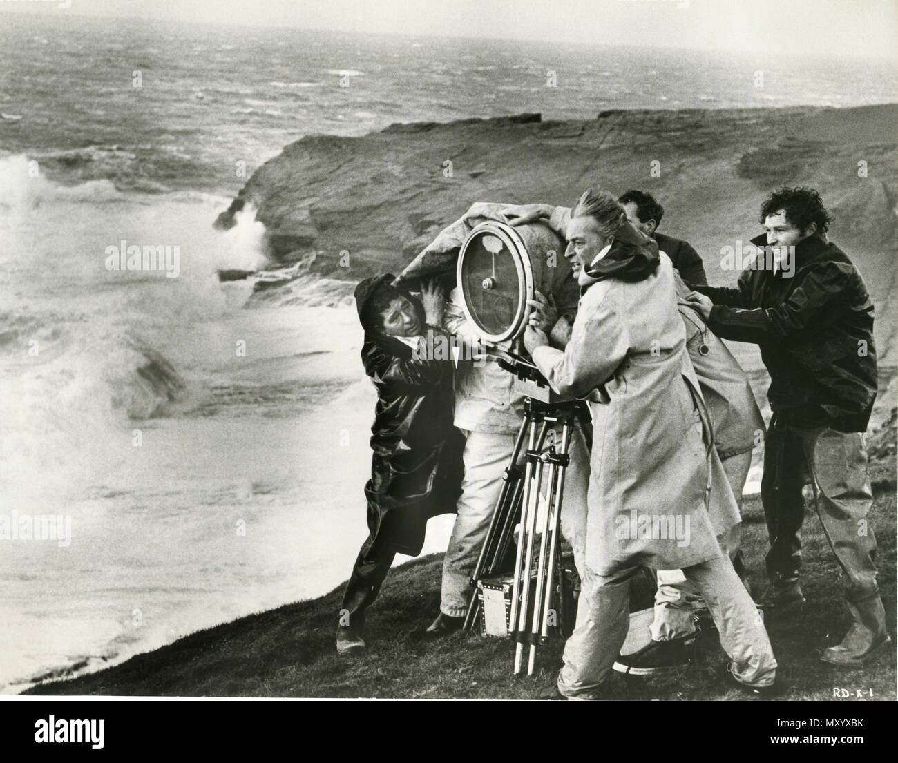 David Lean, während der Dreharbeiten von Ryan Tochter, 1970 Stockfoto