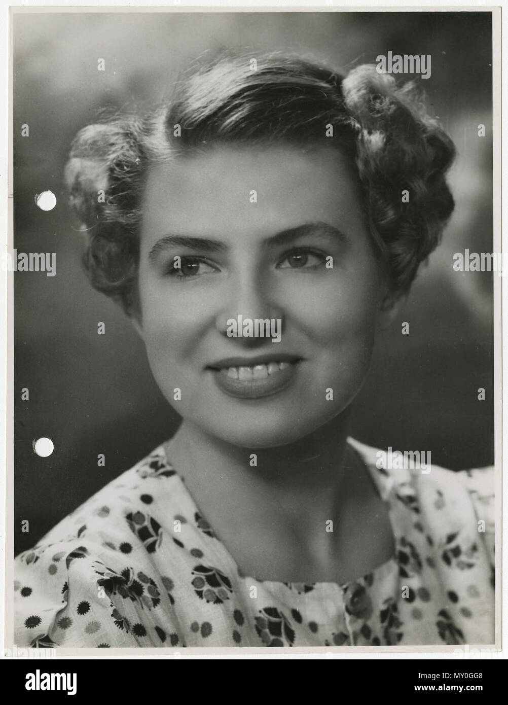 Yvonne Stanley Miss Simpson Bros Pty Ltd., c 1940. Stockfoto