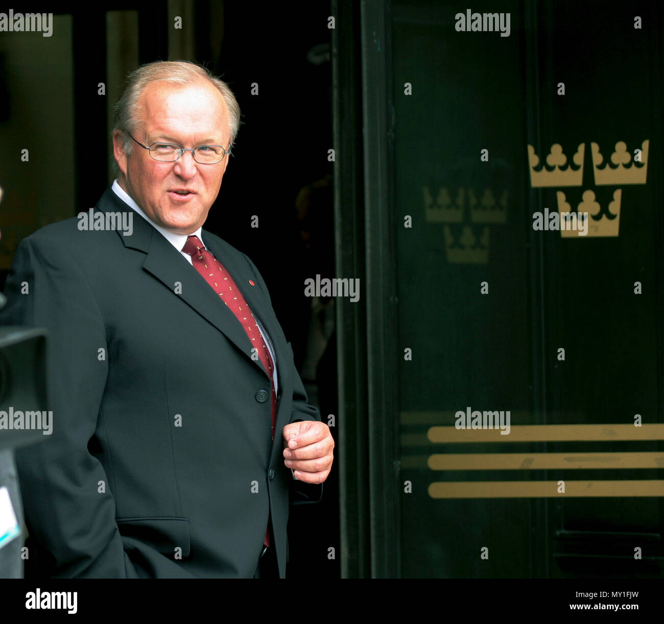 GÖRAN PERSSON der ehemalige schwedische Premierminister zurückgetreten 2006 Sozialdemokrat Stockfoto