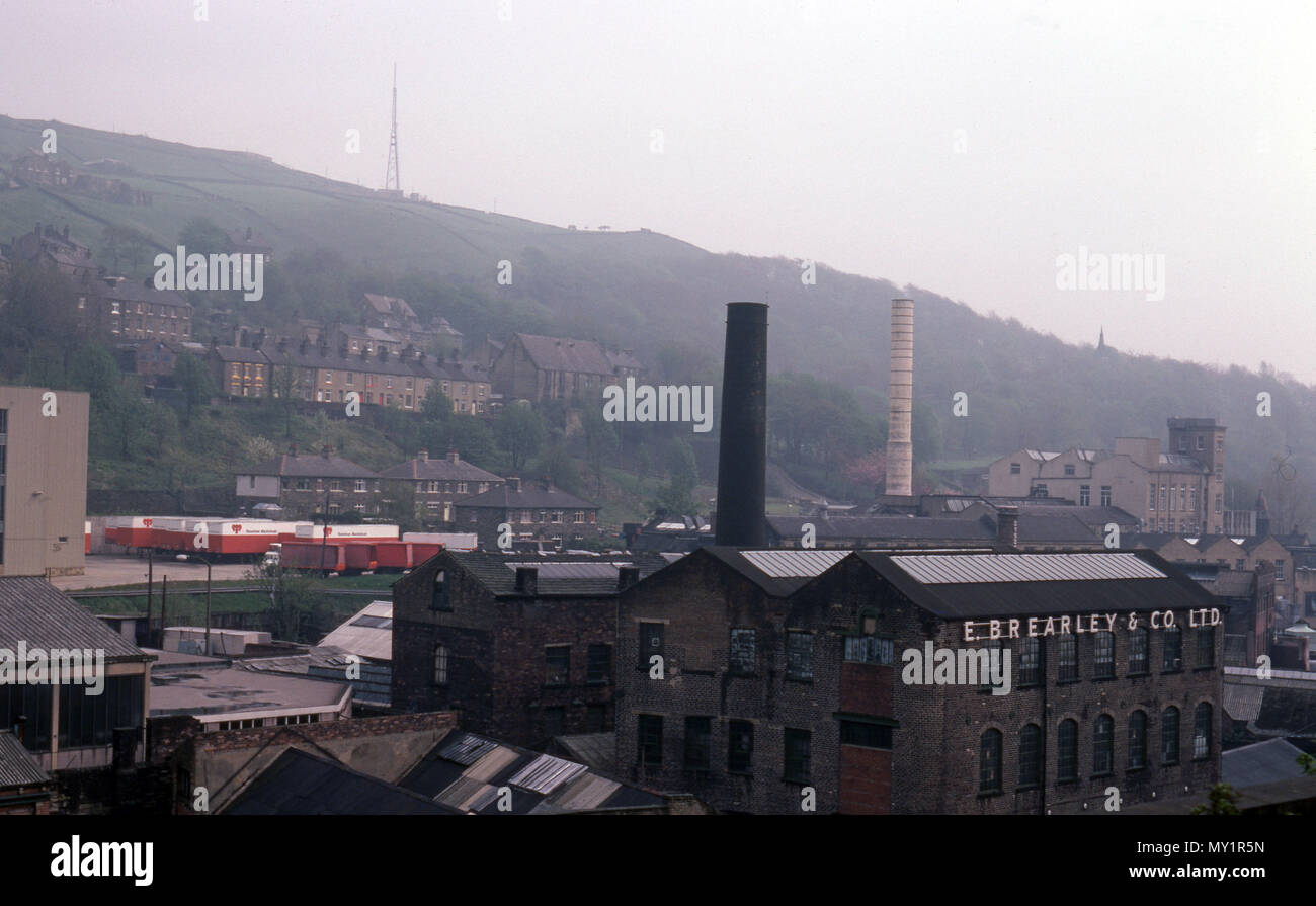 Geschlossene Fabriken in Sheffield in den frühen 1980er Jahren Stockfoto