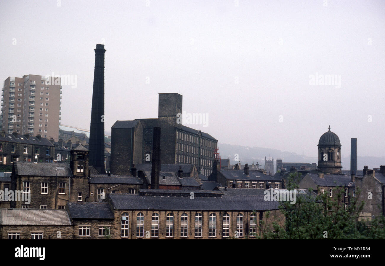 Geschlossene Fabriken in Sheffield in den frühen 1980er Jahren Stockfoto