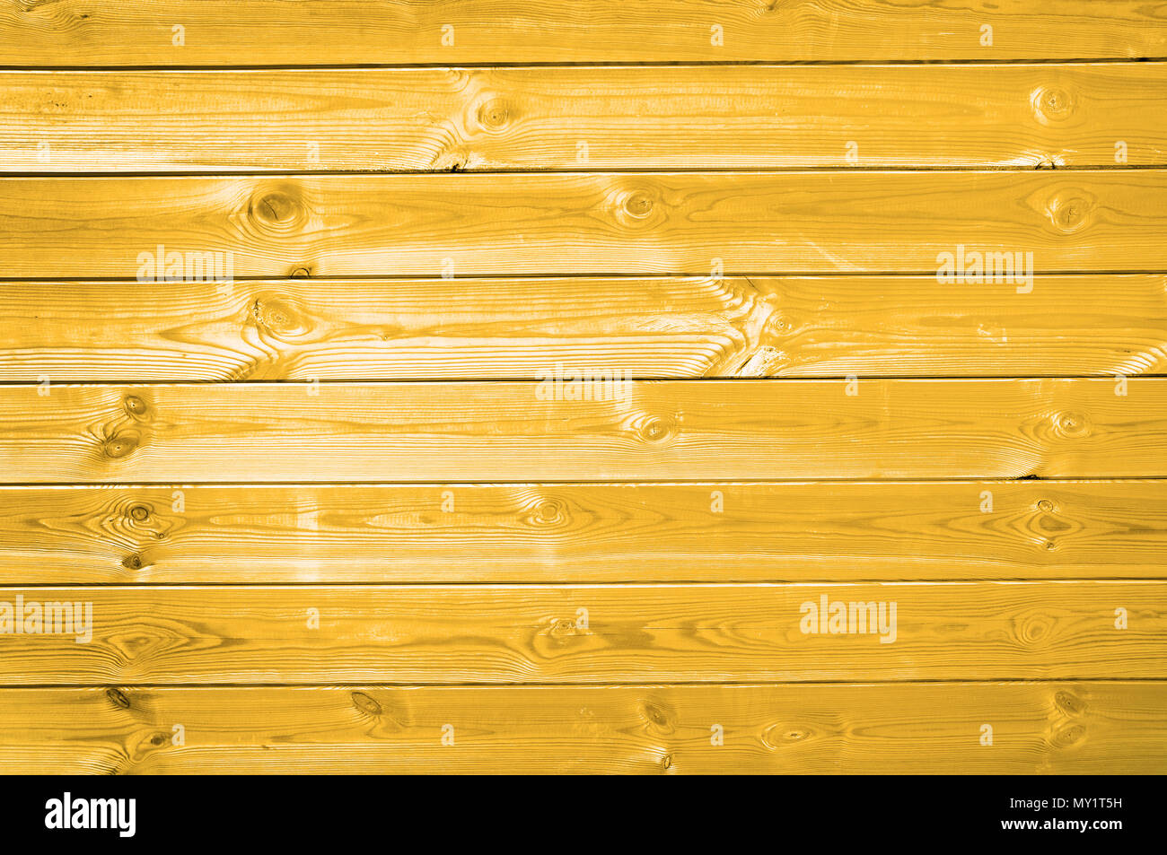 Gelbe Planken Hintergrund Stockfoto