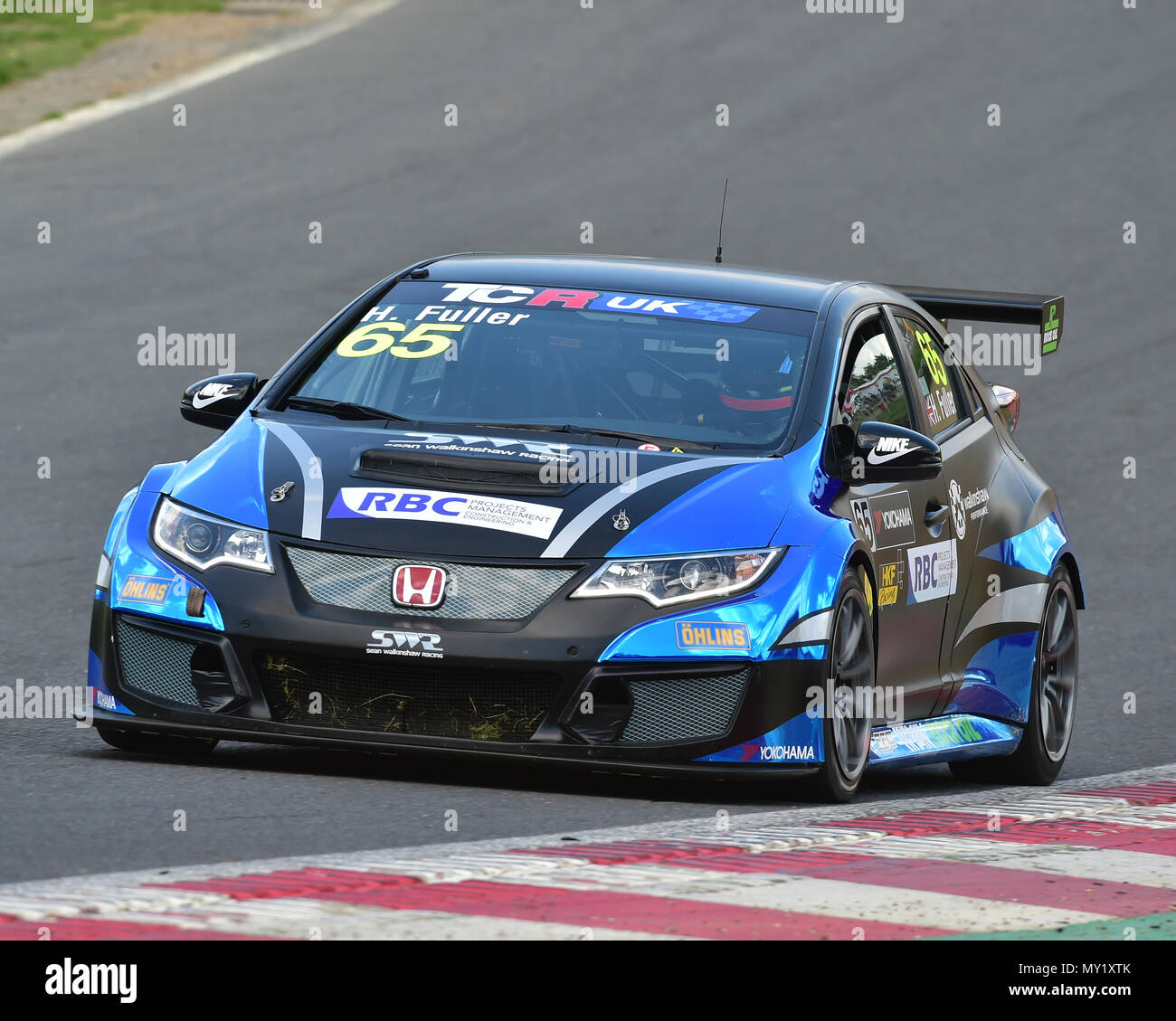 Howard Fuller, Honda Civic Type-R TCR, TCR UK Championship, TCR UK Rennwochenende, Brands Hatch, Juni 2018, TCR UK Race Wochenende. Autosport, Autos, circui Stockfoto