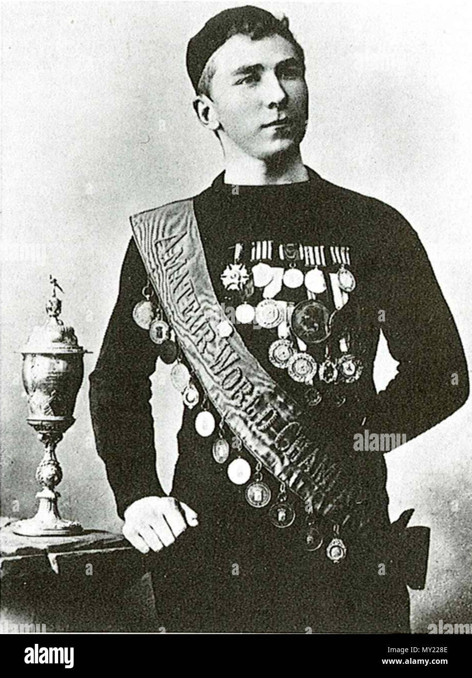 . Englisch: Niederländisch speedskater Jaap Eden. S.d. Unbekannt 263 Jaap Eden Stockfoto