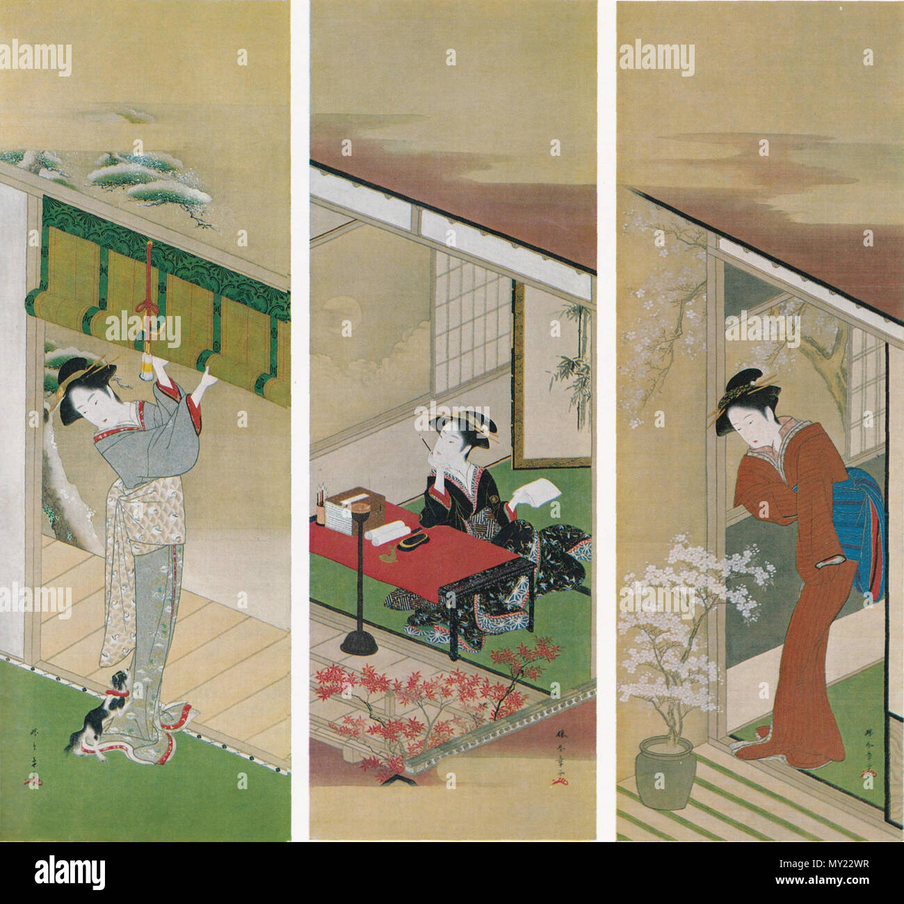 486 Shunshô SGK 3 Frauen Stockfoto