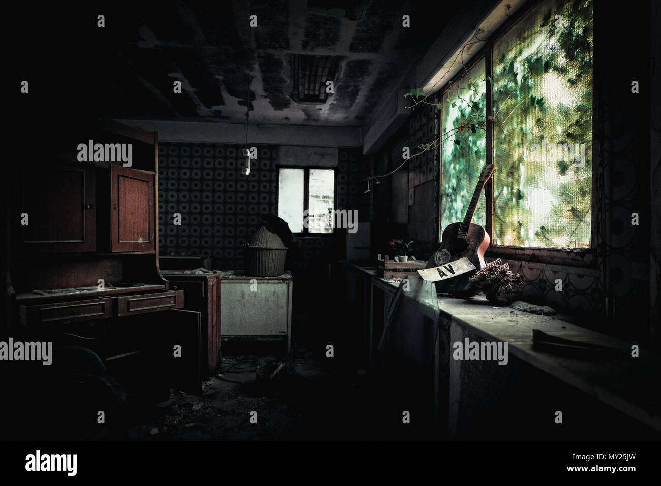 Abbandoned Haus in Italien Stockfoto