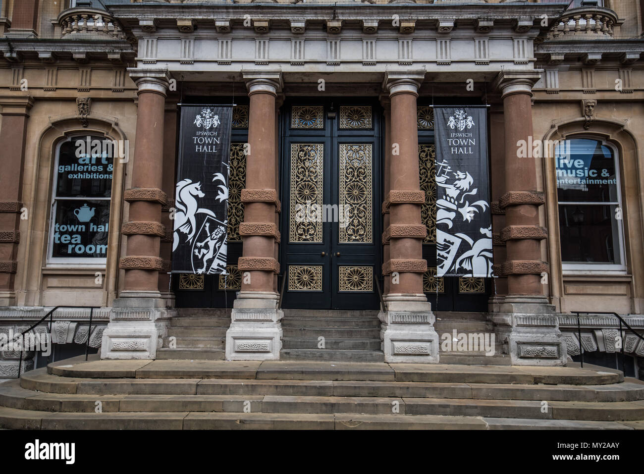 Ipswich Town Hall. Suffolk, Großbritannien Stockfoto