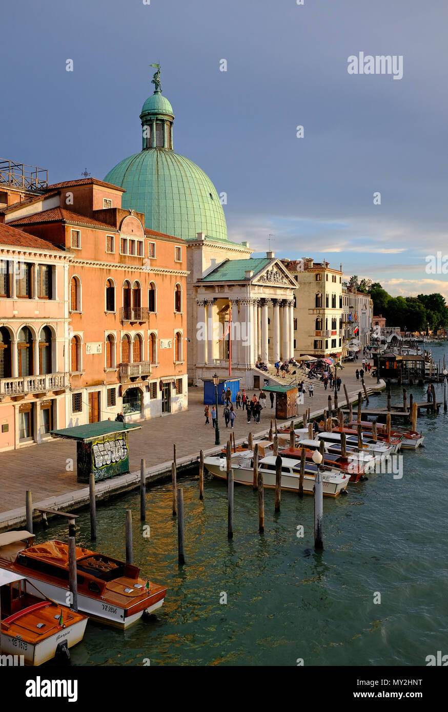 Kirche von San Simeone Piccolo, Venedig, Italien Stockfoto