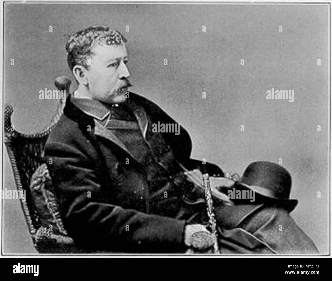 . Aldrich in seiner 40. Datum unbekannt. Unbekannt 527 Thomas Bailey Aldrich 7 Stockfoto