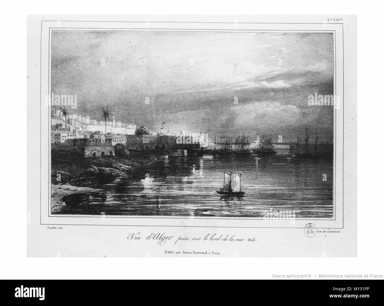 . Français: Titel: Voyage dans la Régence d'Alger, ou Beschreibung du Pays occupé par l'Armée Francaise en Afrique: Contenant des Bemerkungen sur la Géographie physique, la Géologie, La météorologie, ... : Suivies Mountain-einsätze sur le commerce de l'agriculture, Les sicences et les arts, Les moeurs,.... Atlas/par M. Rozet, ... Auteur: Rozet, Claude-Antoine (1798-1858) Éditeurs: A. BERTRAND (Paris) Datum d'édition": 1833 Sujet: Frankreich - Kolonien - Afrique Sujet: Afrique du Nord - - Beschreibungen et Voyages - - 19 e siècle Typ: monographie imprimée Langue: Français Format: 3t. et 1 Atlas: Warenkorb Stockfoto