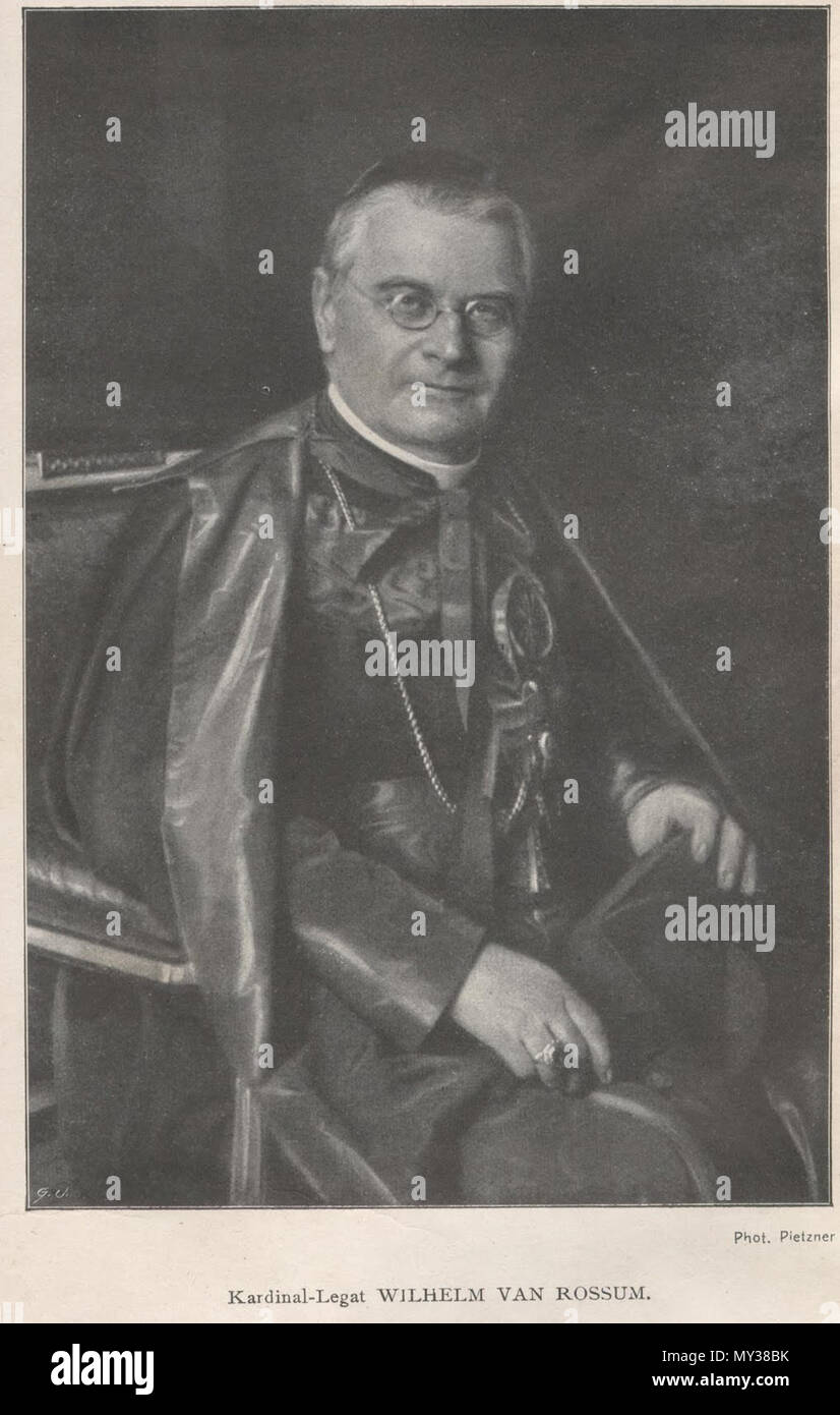 . Englisch: Willem Marinus van Rossum. ca. 1920. Unbekannt 545 Van Rossum Stockfoto