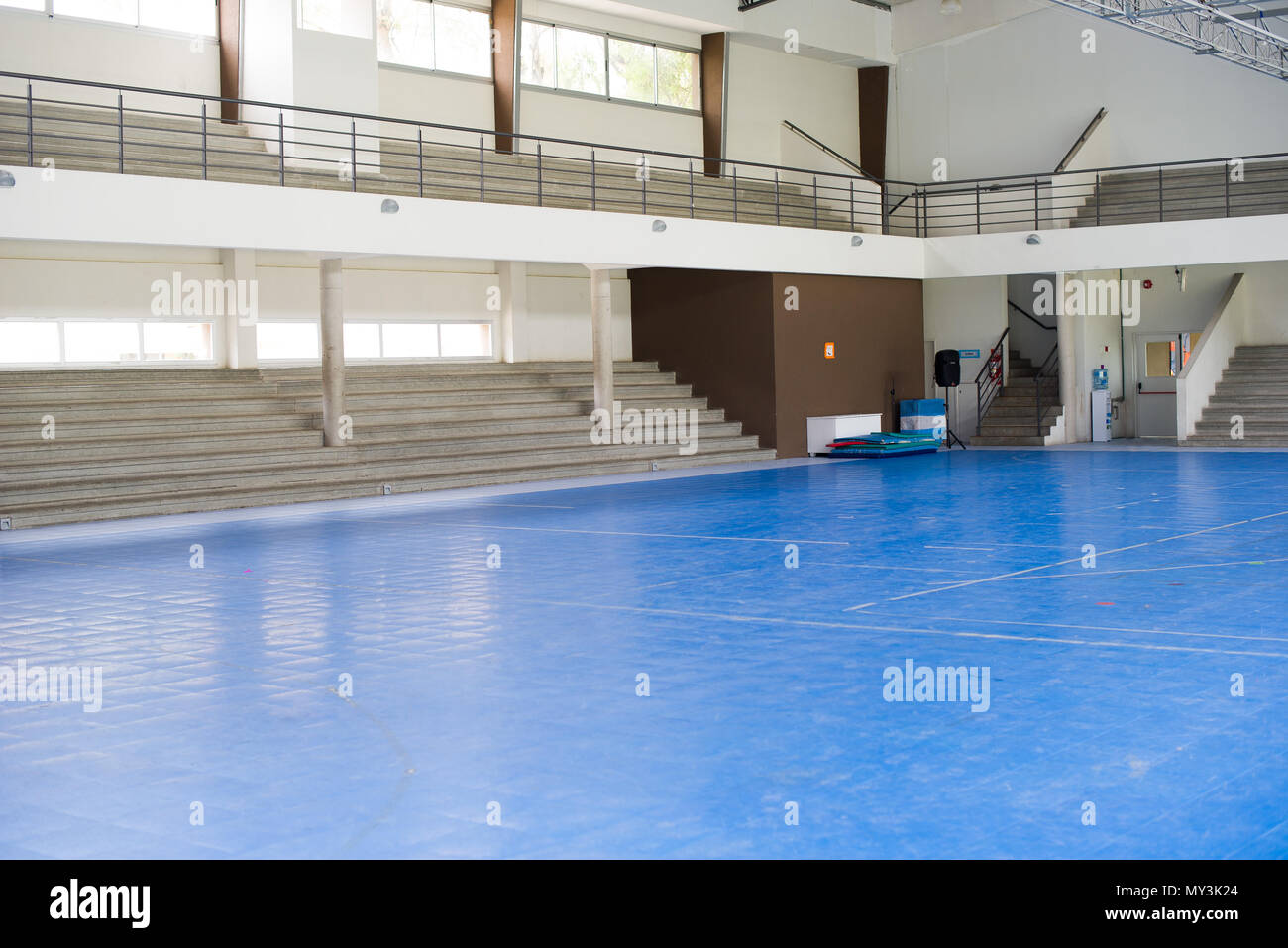 Leere Schule Gymnasium Stockfoto