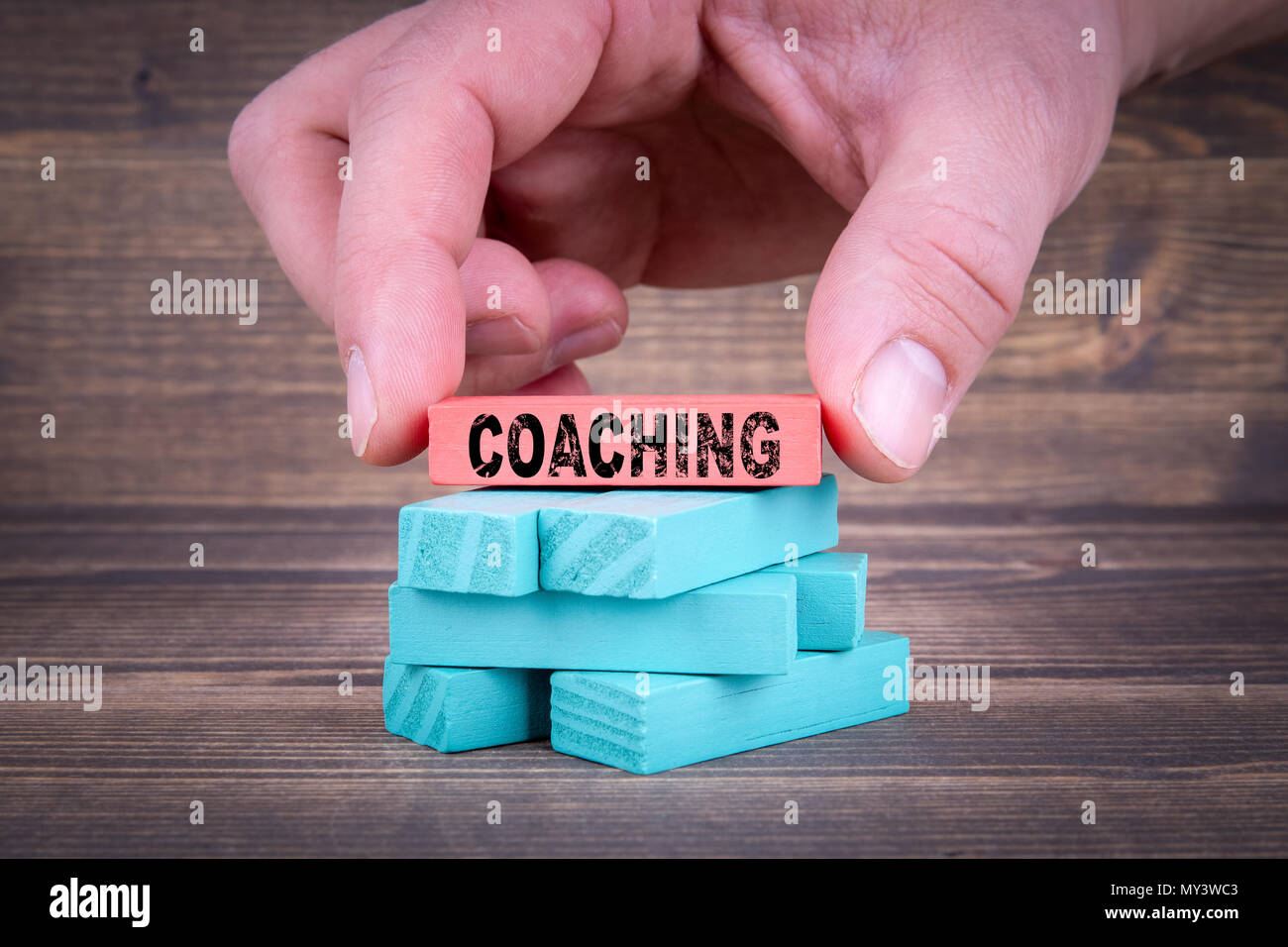 Coaching Business-Konzept Stockfoto