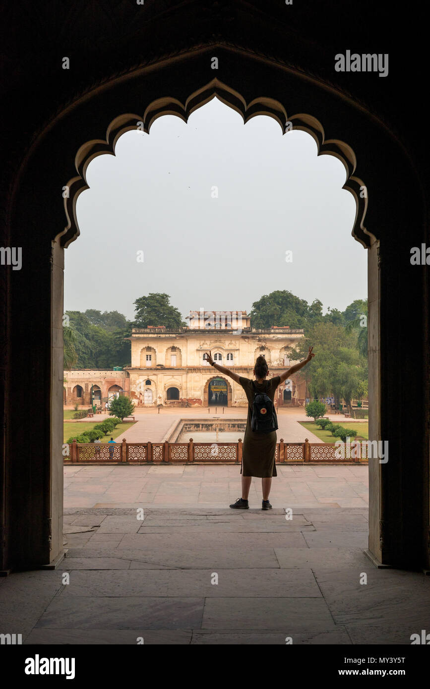 Grab Safdarjungs in Delhi Stockfoto