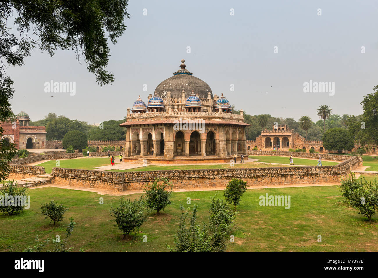 Humayuns Grab in Neu Delhi Stockfoto