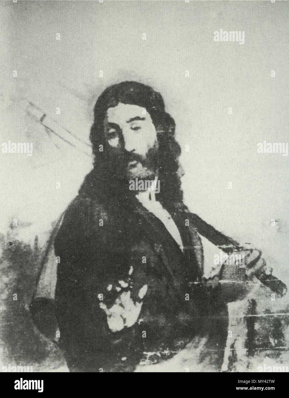 577 Édouard Manet-Le Christus Jardinier (ungeschnitten) Stockfoto