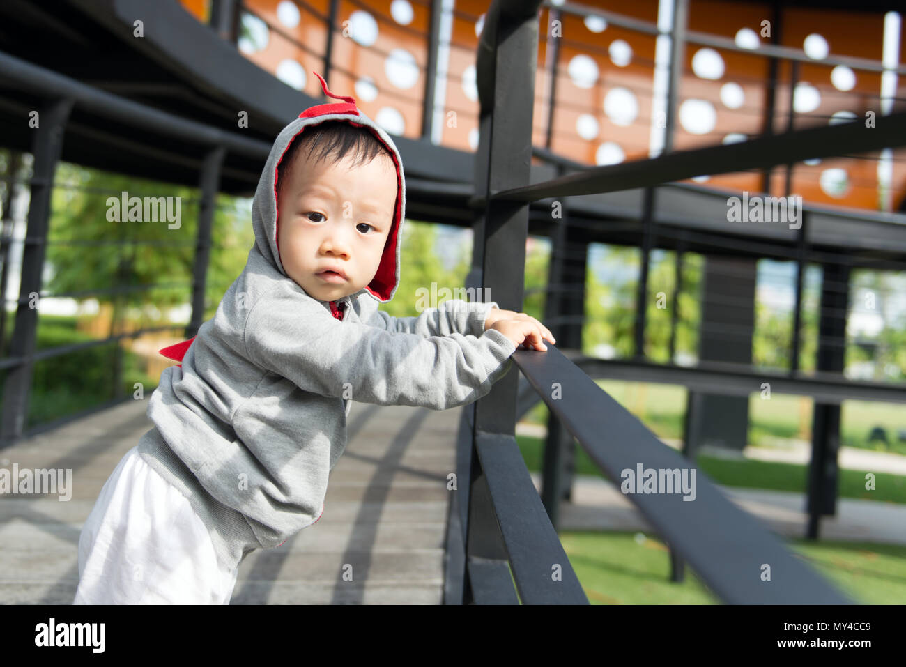 Portrait von kleinen asiatischen baby boy Stockfoto