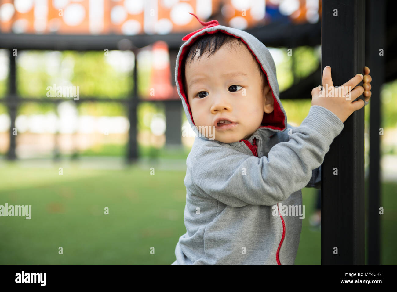 Portrait von kleinen asiatischen baby boy Stockfoto