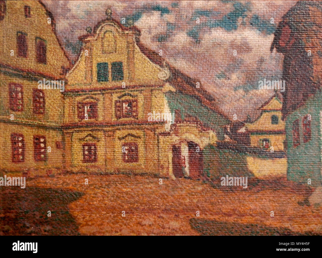 267 Jan 1913 návsi Honsa-Na Stockfoto