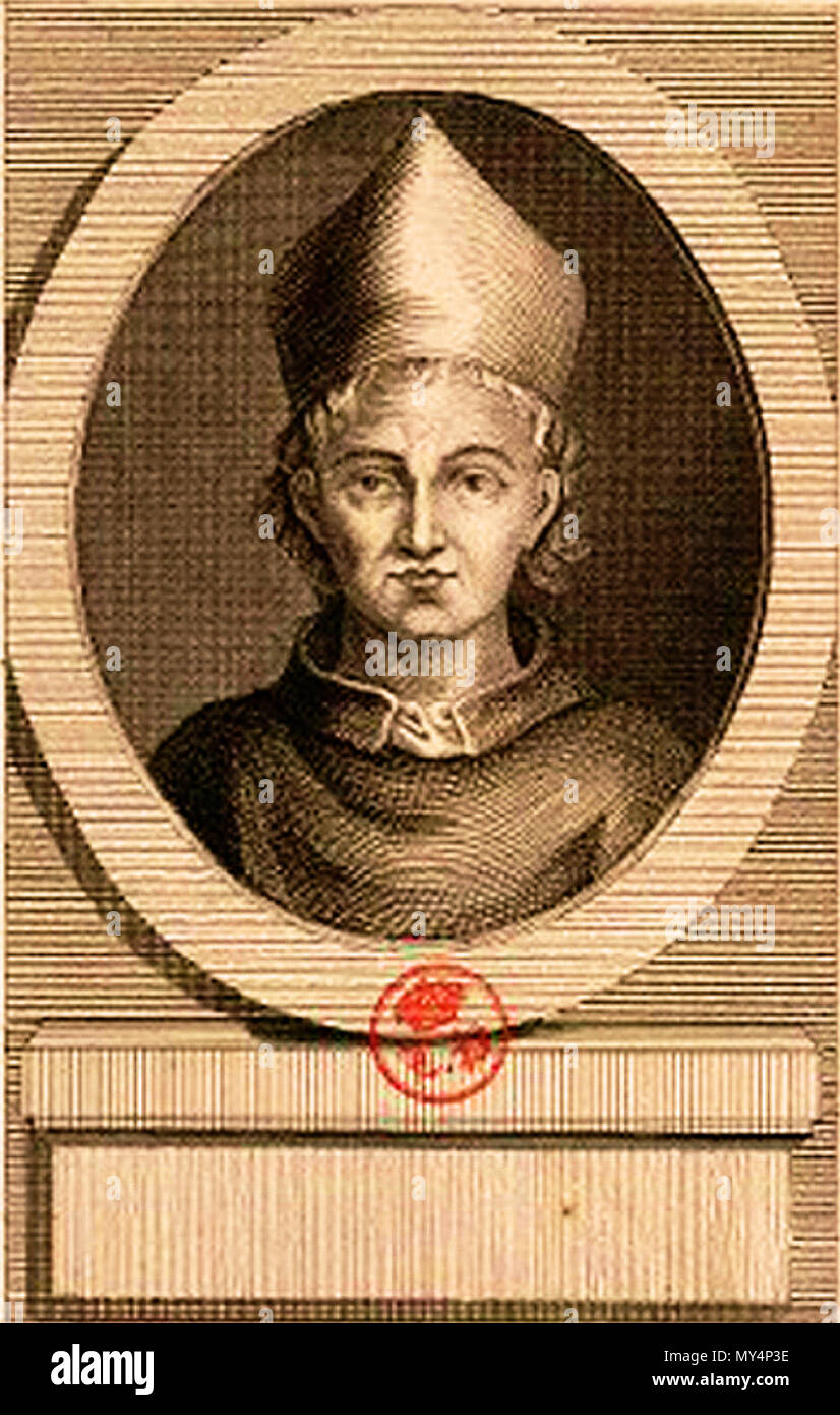 . Français: Kardinal Jacques de Über. 14. April 2012. Cabinet de gravures de Louis-Philippe 265 Jacques de Über Stockfoto