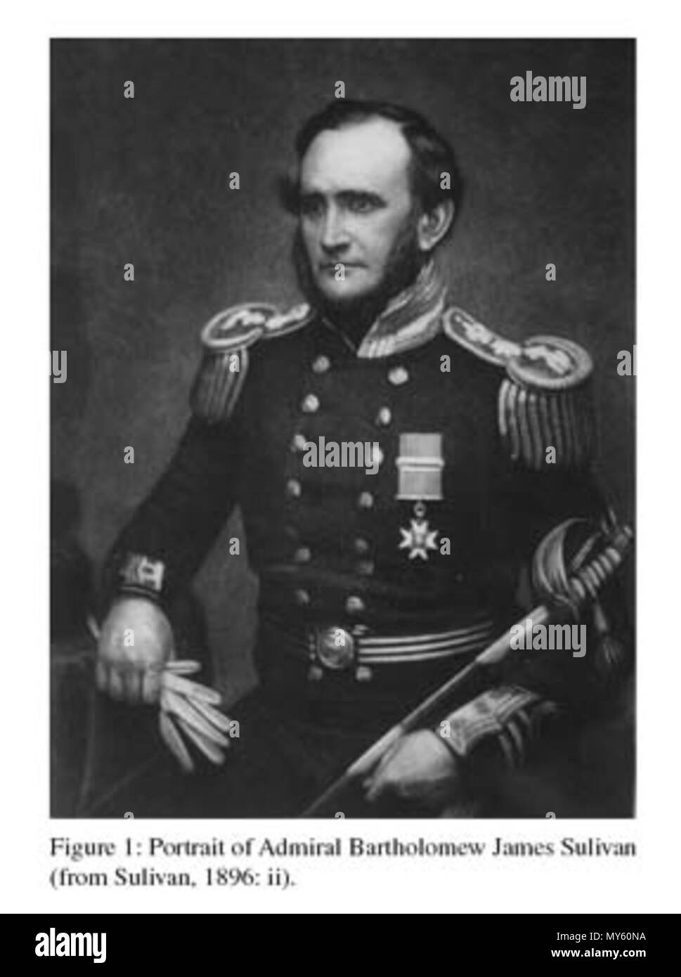 . Sir Bartholomäus Sulivan. 1896. Unbekannte 58B Sulivan Stockfoto