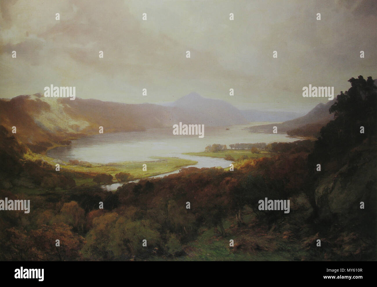 . Englisch: Loch Lomond; Öl auf Leinwand, 122 x 183 cm. 1900 175 Farquharson David Loch Lomond 1900 Stockfoto