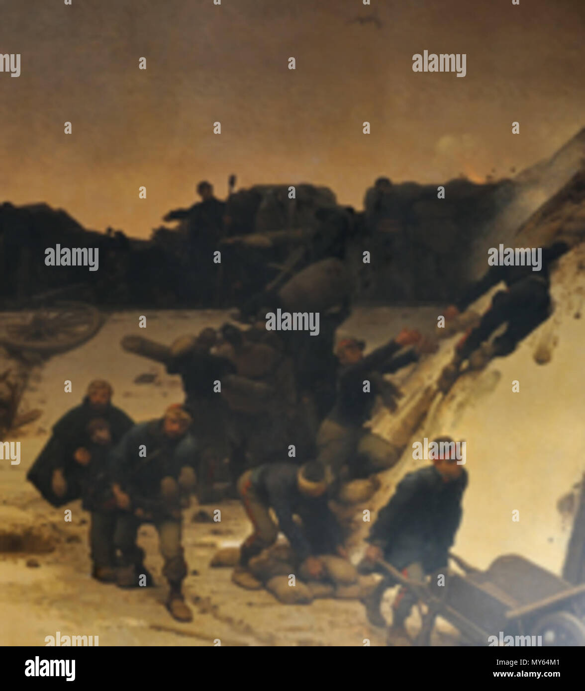 . Français: Le Colonel Denfert défendant Belfort Pendant le Siège de 1870-1871. 17. November 2011. Albert Maignan (1845-1908) 136 Denfert Stockfoto