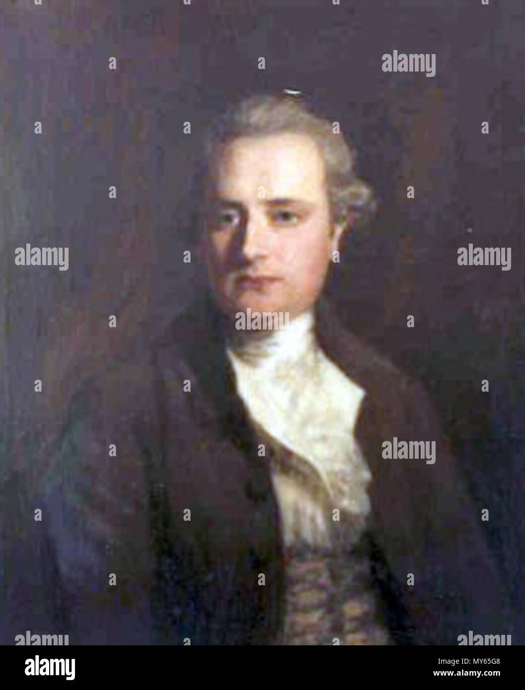. Sir Evan Nepean (1751-1822). Zeitgenössisches Porträt. Nepean Museum 491 SirEvanNepean Stockfoto . Sir Evan Nepean (1751-1822). Zeitgenössisches Porträt. Nepean Museum 491 SirEvanNepean Stockfoto