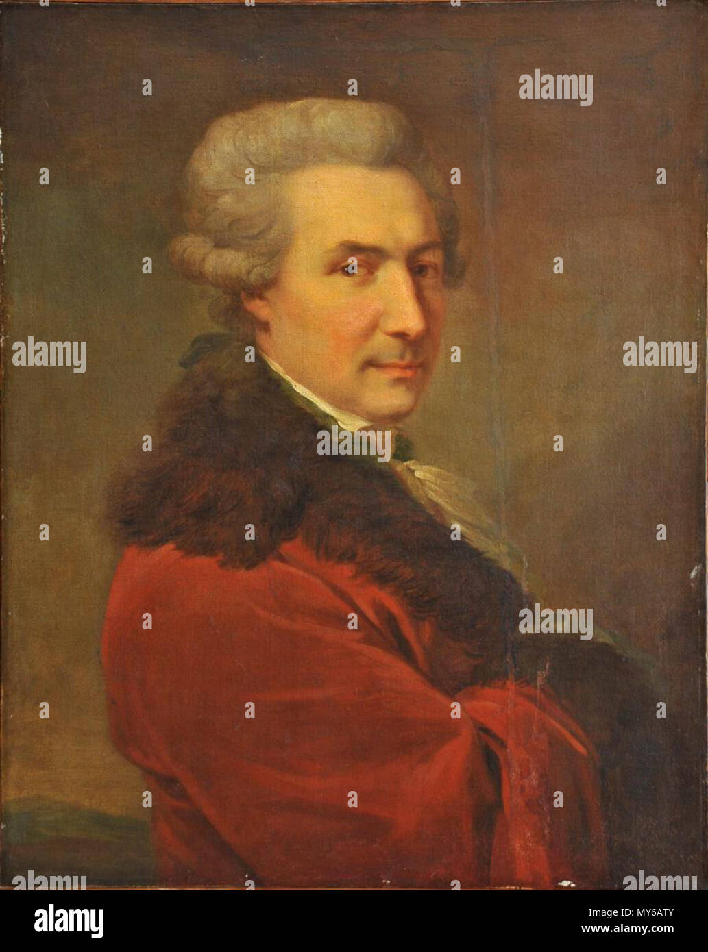 . Italiano: Ritratto di gentiluomo in pelliccia. Zwischen 1791 und 1797 395 Odessa - modernancient - artmuseum - lampi - ioagann - Baptist - avstriya starshij - 05. Stockfoto
