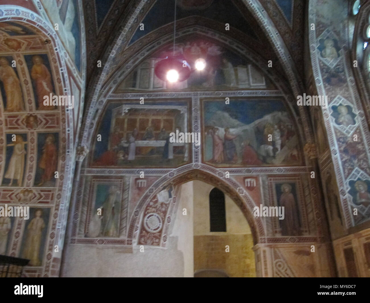 . Italiano: Cappella della Maddalena Englisch: Kapelle von Maria Magdalena. 1307; 2012-04-01 14:59:12. sailko 96 Cappella della Maddalena, 02. Stockfoto