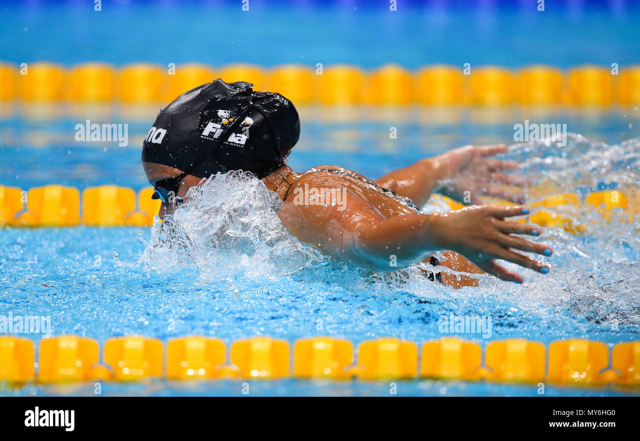 BUDAPEST, Ungarn - 23. Juli: Tagsüber 10 der FINA Wm im Duna Arena am 23. Juli 2017 in Budapest, Ungarn. (Foto von Roger Sedres/ImageSA/Gallo Bilder) Stockfoto