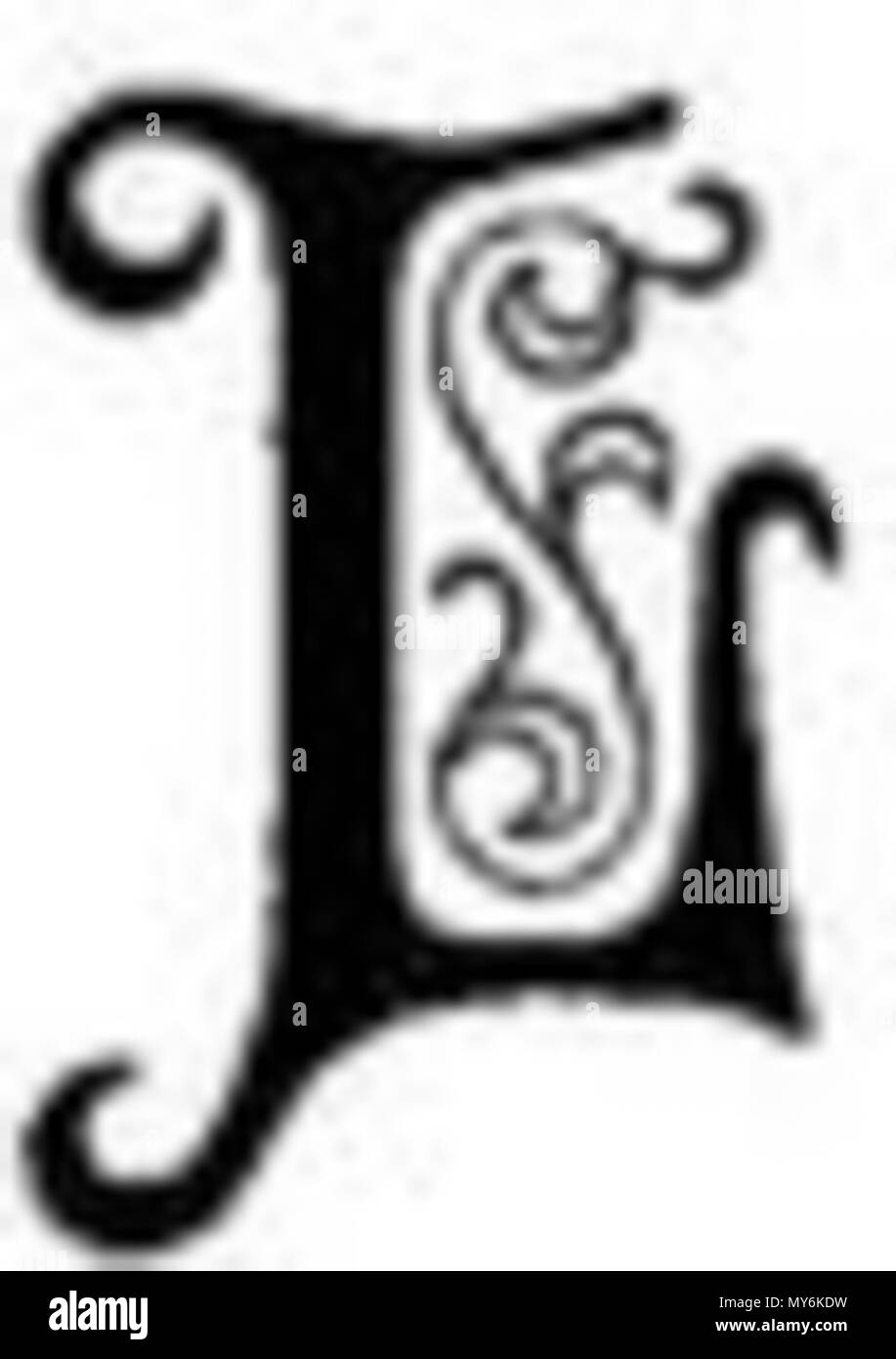 . Français: Lettrine L du Livre' Le Korsett de Toilette". 21 September 2014, 14:35:33. Mme&M, F. Lacroix 307 L Le Korsett de Toilette Stockfoto