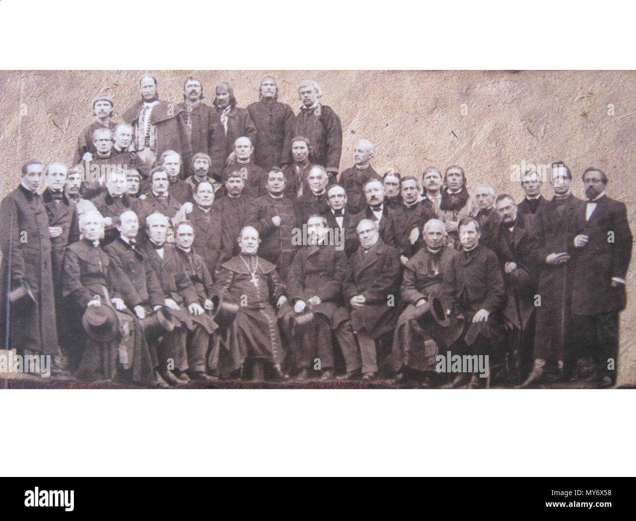 . Українська: Посли Галицького сейму. 4 Januar 2014, 14:36:45. Unbekannt 228 Halyts'kyy Sejm 1. Stockfoto