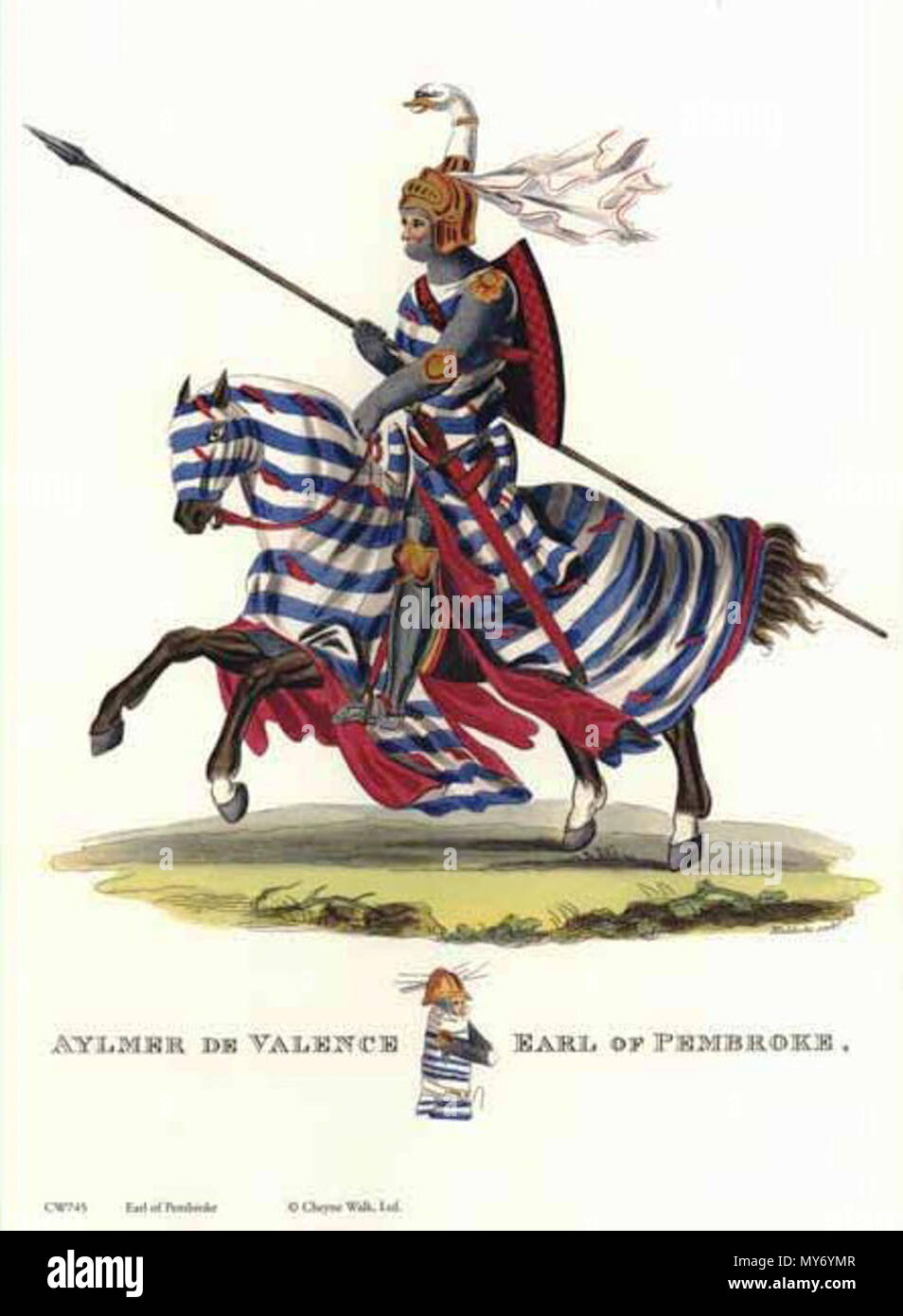 . Englisch: Earl of Pembroke. . Jahrhundert 151 Earl of Pembroke Stockfoto