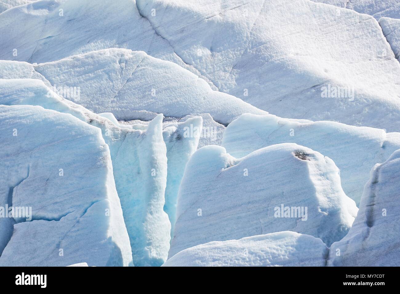 Gletscher in Island Stockfoto