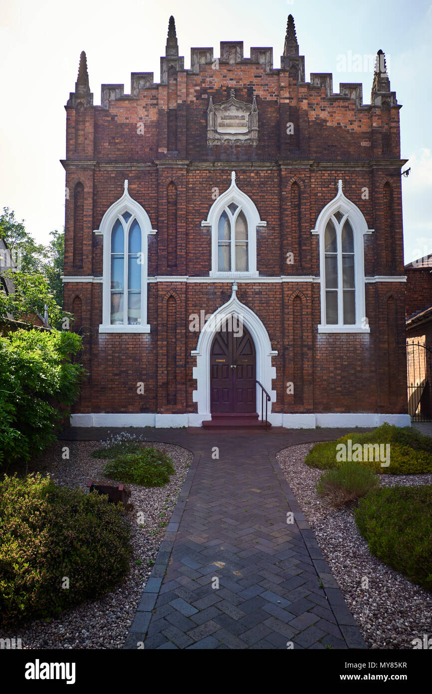 Christadelphian Ort der Anbetung in Crewe Stockfoto