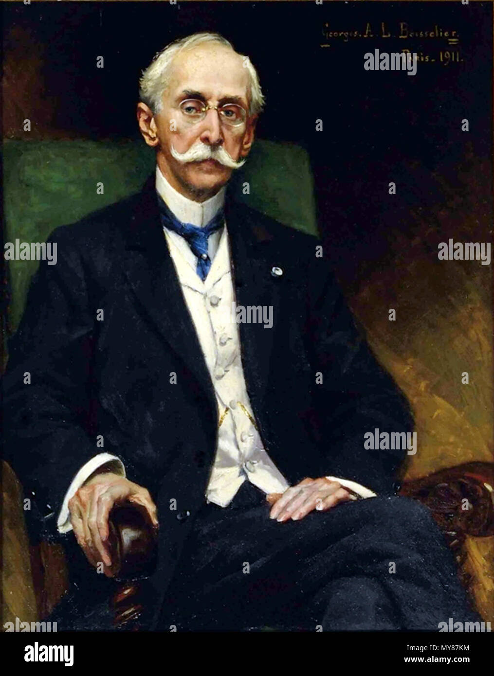 . Français: Portrait d'Homme. 27 Februar 2016, 19:04:24. Georges Alexandre Lucien Chéron (1876-1943) Alternative Namen Georges Boisselier; Georges Alexandre Lucien Boisselier Beschreibung Französische Maler und Kurator Datum der Geburt / Tod am 15. März 1876 vom 5. November 1943 Ort der Geburt / Tod 2. Arrondissement von Paris 7. Arrondissement von Paris Authority control: Q 22964753 VIAF: 313567745 SUDOC: 180750143 Léonore: LH/271/20 RKD: 111540 431 Portrait d'Homme Stockfoto