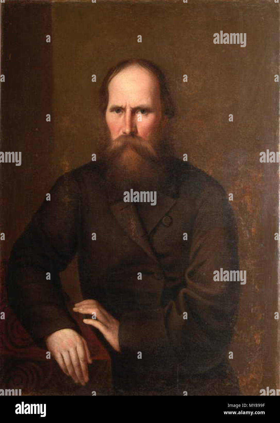 . Русский: Портрет И. Е. Мальцева. , Холст масло (Угличский музей) 89,5 x 71,5 Уг.-5586. Datum unbekannt. Ivan Tarkhanov (1780-1848) 340 Malcev (tarkhanov) Stockfoto