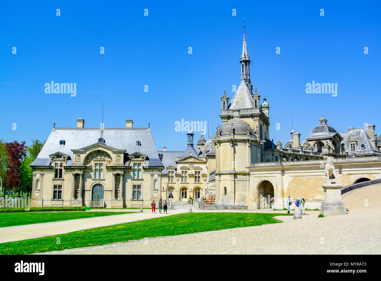 Schloss Chantilly (Chateau de Chantilly), Oise, Frankreich